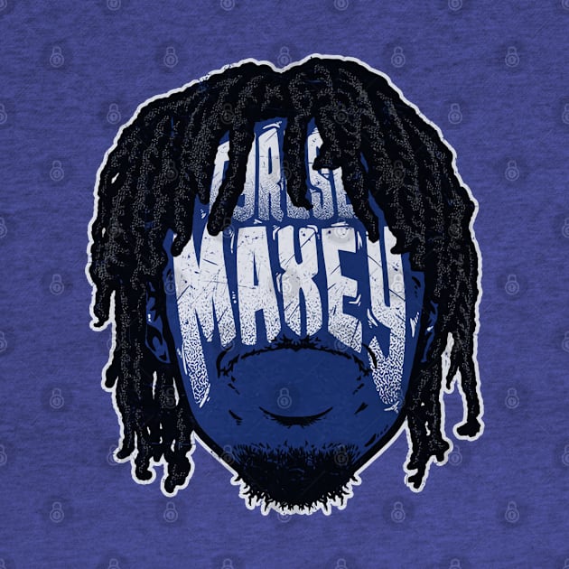 Tyrese Maxey Philadelphia Player Silhouette by danlintonpro